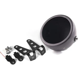 Iluminación de la carcasa del cubo del faro LED negro Eagle Lights 5 3/4" para motocicletas - Imagen 1 de 4