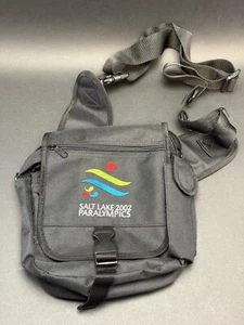 Vintage 2002 Salt Lake City Paralympics Side Carrying Bag Cross pack - Picture 1 of 11