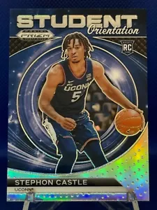 STEPHON CASTLE 2024 Prizm Draft Picks Student Orientation Silver RC #13 UCONN - Picture 1 of 2