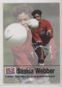 1999 Roox US Soccer Women's National Team Premier Series Saskia Webber #107