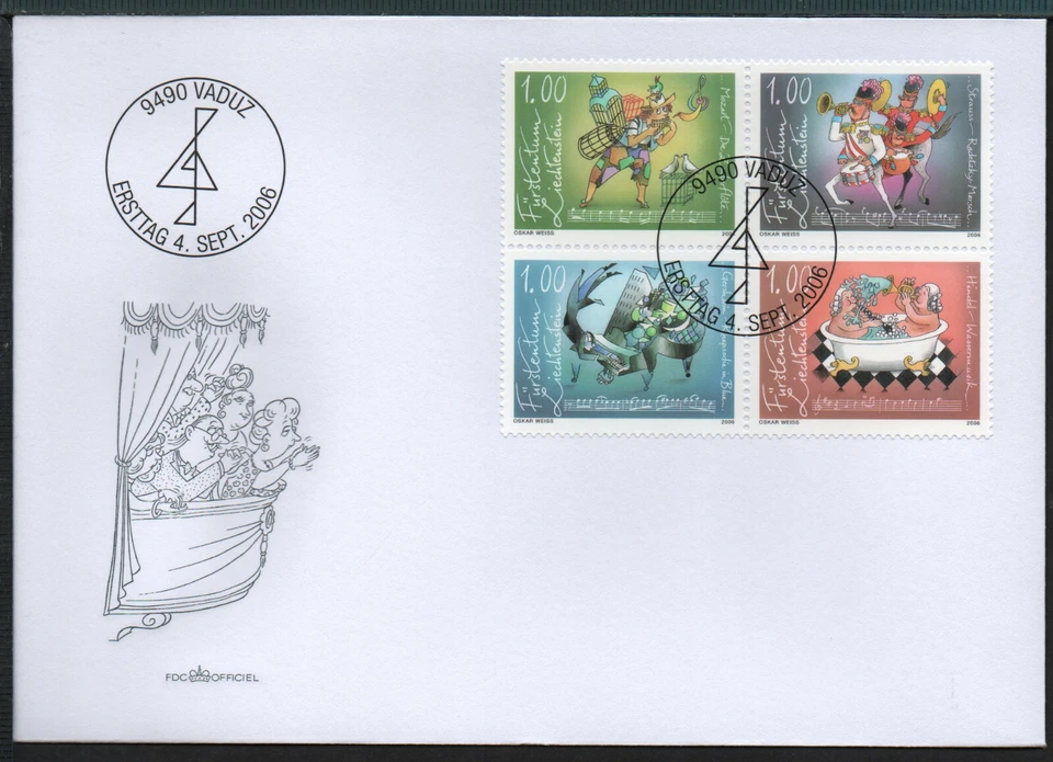 ✔️ LIECHTENSTEIN NICE FDC COVER VADUZ - Image 1 of 1