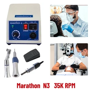 Zahntechnik Dental Labor Marathon Micromotor Polieren N3 + 35K RPM Handstück Set - Bild 1 von 4