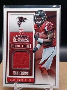2015 Panini Contenders - Rookie Ticket Swatches Base #RTS-TC Tevin Coleman - Picture 1 of 1