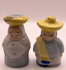 Vintage Ceramic Japan Salt & Pepper Shakers Nun Mexican Sombrero