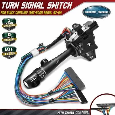 Interruptor de señal de giro limpiaparabrisas de crucero advertencia de peligro para Buick Century 1997-2005 Regal Foto 1 de 4