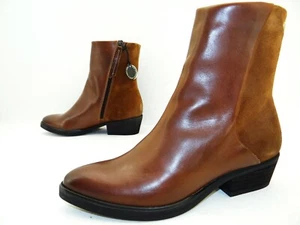 Stivaletti Sneaky Steve Clear stivali biker donna pelle taglia 37 cognac - Foto 1 di 10