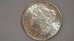 1890-S Morgan Liberty Head Silver Dollar Coin- 1$  - Picture 1 of 2