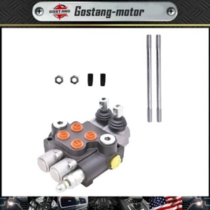 Válvula de control hidráulico de doble acción 13 GPM 2 carretes 3600 PSI puertos SAE - Imagen 1 de 7