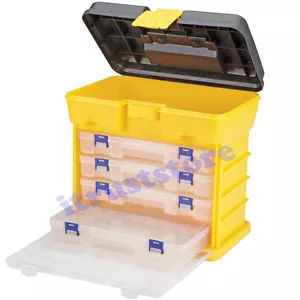 DELUXE TACKLE FISHING LURE BAIT ORGANIZER STORAGE HOLDER CARRYING TOOL BOX CASE - Picture 1 of 5