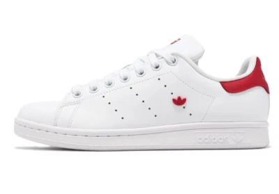 IE0460 Adidas Originals Stan Smith blanc/rouge baskets chaussures mode féminine