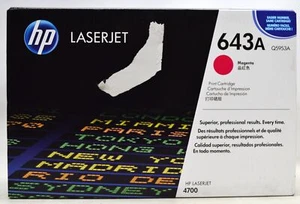 Genuine HP Q5953A (643A) Magenta Toner Cartridge - NEW SEALED - Picture 1 of 4