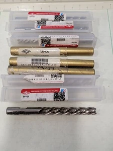 Lote de 2 fresas HSS, 3/8", 4 FL 3/8" VÁSTAGO 2-1/2"LOC 4-1/4" OAL LHC (K308) - Imagen 1 de 5