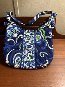 Vera Bradley Hipster Mediterranean Blue Bag - Picture 1 of 11