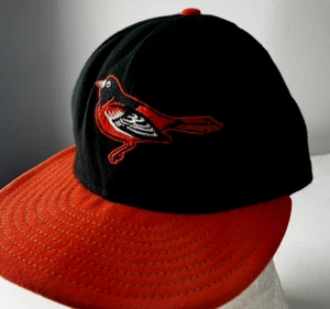 Baltimore Orioles Hat Cap MLB On-Field Bird Logo Fitted 59FIFTY Sz 7 1/2 BMORE - Picture 1 of 3