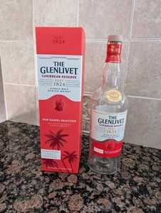 The Glenlivet Caribbean Reserve Single Malt Scotch Empty Bottle & Box - Picture 1 of 4