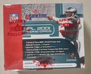 2001 Fleer GAME TIME NFL FOOTBALL 24 Pack HOBBY Factory Sealed Box! BREES RC? - Picture 1 of 6