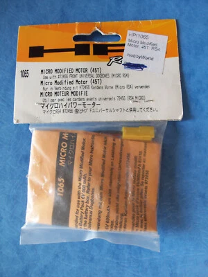 HPI 1065 MICRO MOTOR ENGINE MODIFIED 45T FOR #72456 DOGBONES MICRO RS4 #1065 - Image 1 of 2