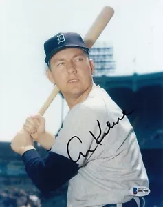 Al Kaline #0 8x10 Signed Beckett Certified Detroit Tigers 041118 - Picture 1 of 2