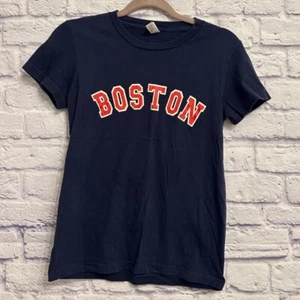 American Apparel Boston Graphic Tee Crew Neck Short Sleeve T-Shirt Size M - Picture 1 of 6