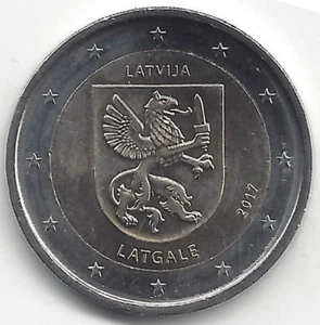 manueduc LETONIA 2017 2 EUROS Conmemorativa REGI LATGALE UNC - Foto 1 di 1