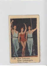 1958 Dutch Gum P Set Burt Lancaster Gina Lollobrigida Tony Curtis #P.290 f5h