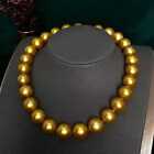 Collier perle coquille or fait main 12 mm collier pendentifs dragon en acier inoxydable