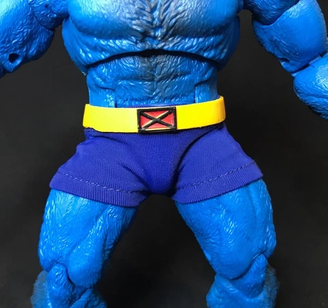 SU-UW-BST: 1/12 Blue Fabric Trunks for Marvel Legends Beast (No figure) Cover