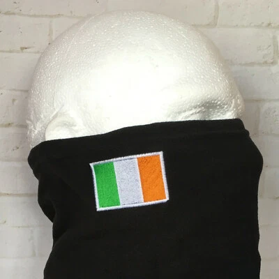 IRELAND IRISH REPUBLIC EIRE FLAG SNOOD UNISEX SCARF FACE COVERING MASK WINTER - Image 1 of 2