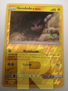 Geodude di Alola® Invasione Scarlatta 32/111 ® Reverse Foil ® Pokemon ® Italiano - Picture 1 of 1