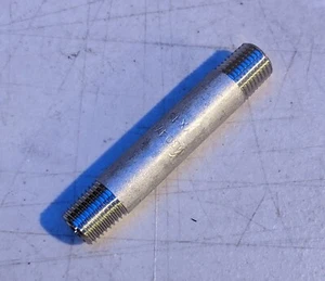 Chart Industries 1310161 NIPPLE 1/4" NPT X 3" STAINLESS STEEL - Picture 1 of 2