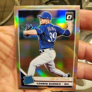 2019 Panini Donruss Optic We The People Prizm Corbin Burnes Rc # 33 #ed 51/76