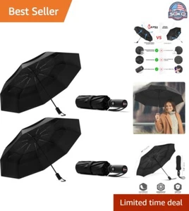 Compact Mini Travel Umbrella - Durable Windproof Design for On-the-Go Protection - Picture 1 of 9