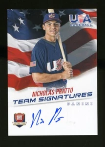 2015 Panini USA Baseball Box Set NICHOLAS/NICK PRATTO Auto/Autograph /499 - Picture 1 of 1