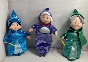 Disney Sleeping Beauty Fairy Godmother’s 10” Plush Sold Separately  $18 Each - Picture 1 of 11