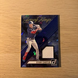 2024 Panini Donruss - Jersey Kings Blue Ice #JK-EC Evan Carter (MEM, RC) - Bild 1 von 2