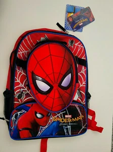 Mochila Marvel Spiderman Home Coming roja negra azul con kit de almuerzo extra - Imagen 1 de 5