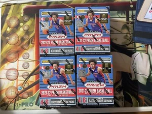 2021/2022 PANINI PRIZX BASKETBALL BLASTER BOX LOT 4 BOXS LOT FACTORY SEALD. - Picture 1 of 7