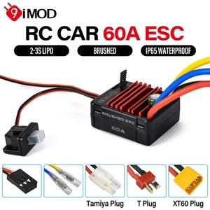 9IMOD 60A Brushed ESC BEC 5V/2A 2-3S Fahrtenregler für 1/10 RC Crawler Autos - Bild 1 von 23