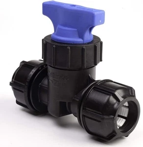 Llave de paso Philmac 32mm x 32mm. Grifo de parada métrico/imperial 2844. GRADUADO - Imagen 1 de 5