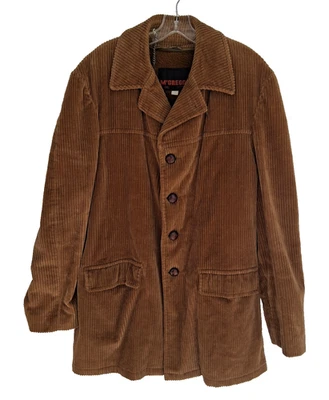 McGregor Croduroy Barn Jacket w/ Zip-Out Sherpa Lining Mens Size 46 Brown - Image 1 of 4