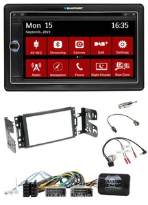 Blaupunkt Bluetooth DAB 2DIN USB DVD Lenkrad Autoradio für Jeep Grand Cherokee 2 - Bild 1 von 12