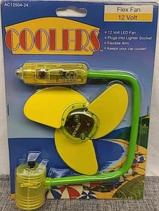 Kühler Flex Lüfter ACT12504 - 12V LED Autolüfter - Stecker in Feuerzeugbuchse - Bild 1 von 2