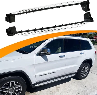 Barras Nerf para Jeep Grand Cherokee 2011-2021 estriberas peldaños laterales izquierda+derecha Foto 1 de 4
