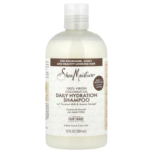 100% Virgin Coconut Oil, Daily Hydration Shampoo, For All Hair Types, 13 fl oz - Picture 1 of 2