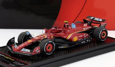 MODELLINO AUTO STATICO BBR FERRARI F1 SF24 SAINZ MONACO GP 2024 SCALA 1/43 - Immagine 1 di 4