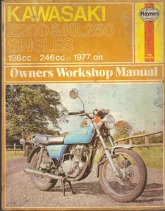 KAWASAKI Z200,KZ200 & KL250 TRAIL BIKE HAYNES WORKSHOP MANUAL 1977-1979 - Picture 1 of 1