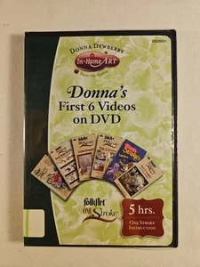 Donna Dewberry In Home Art Donna's First 6 Videos On DVD Sealed New - Picture 1 of 2