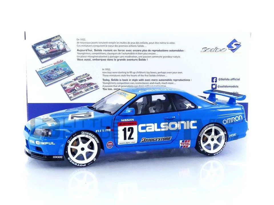 SOLIDO 1/18 - NISSAN SKYLINE GT-R (R34) STREETFIGHTER - 2000 S1804307