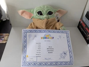 Grogu Build A Bear Plüsch Baby Yoda The Mandalorian Neu + Etikett + Zertifikat - Bild 1 von 10