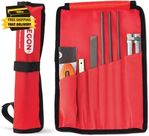 Kit de afilado de motosierra universal Oregon 7 piezas con bolsa guía de archivos 5/32-7/32" - Imagen 1 de 7